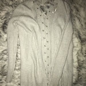 Grey cardigan. Hardly worn